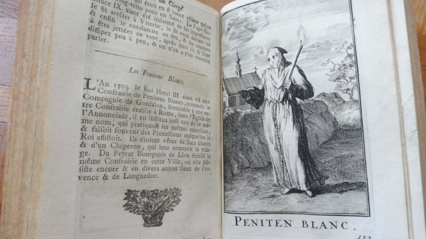 Histoire du clergé séculier et régulier (Bonanni) 1716 4 vol.