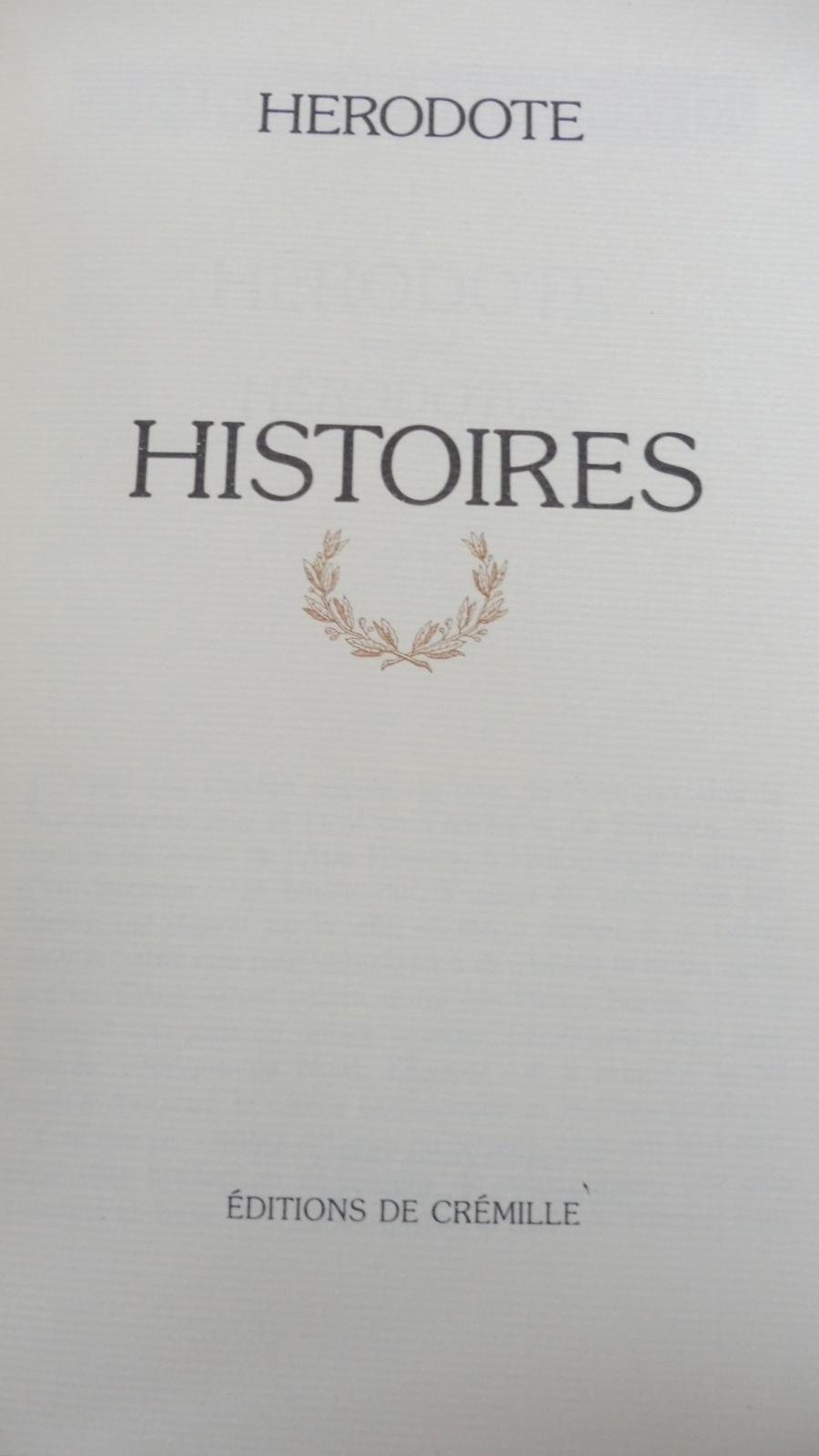 Histoires (Hérodote) 1988