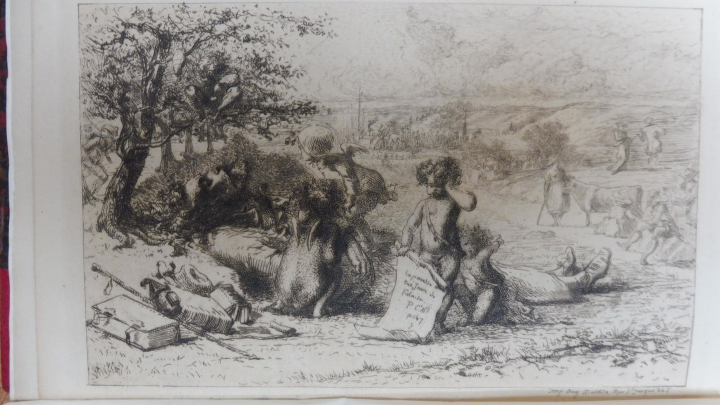 Derniers contes de Jean de Falaise 1869 EAU FORTE EO