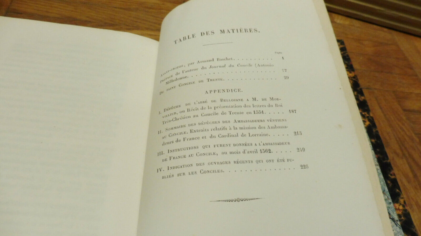 Journal du Concile de Trente (Armand Baschet) 1870