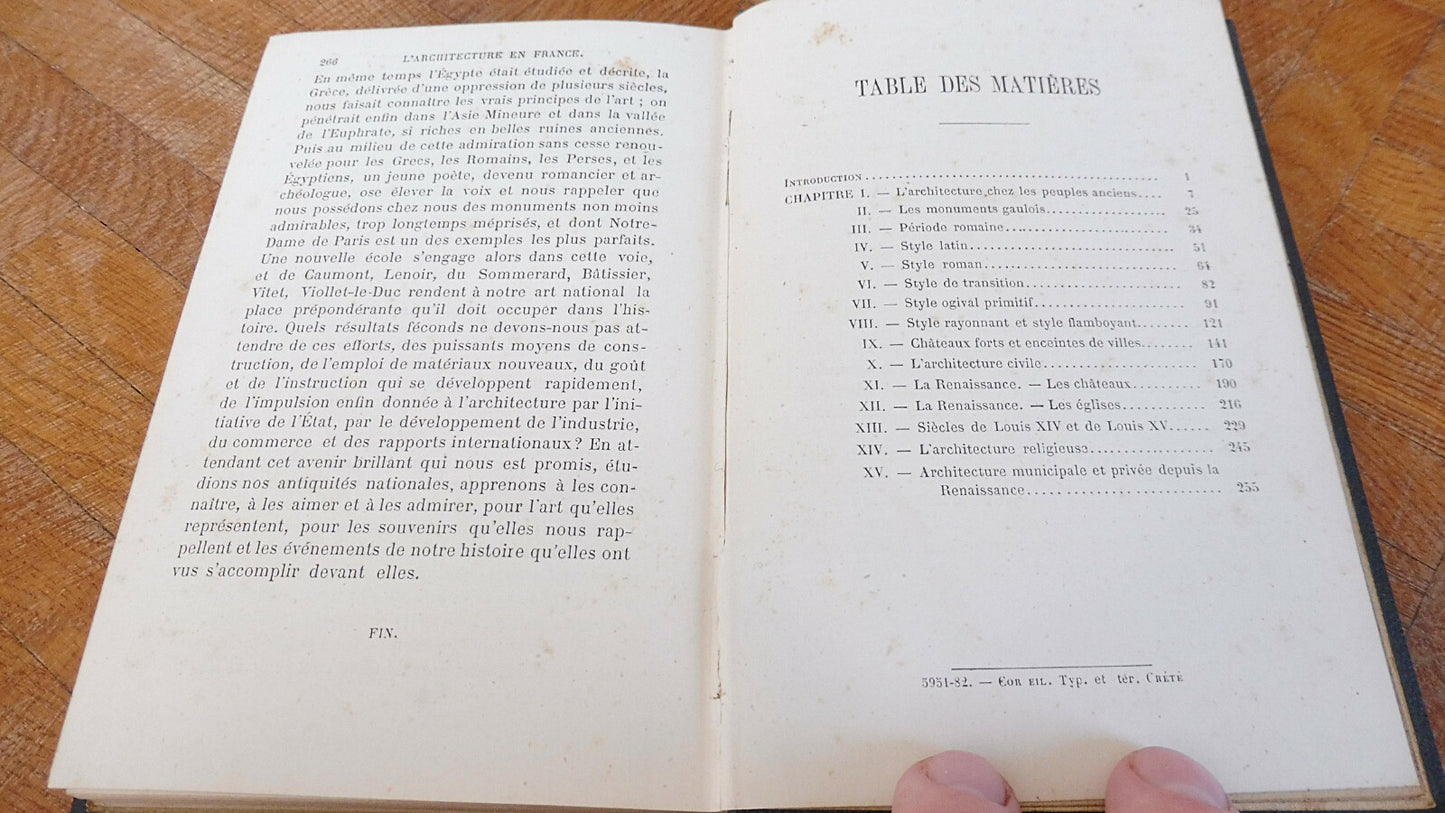 L'Architecture en France (Cerfberr de Médelsheim) 1883