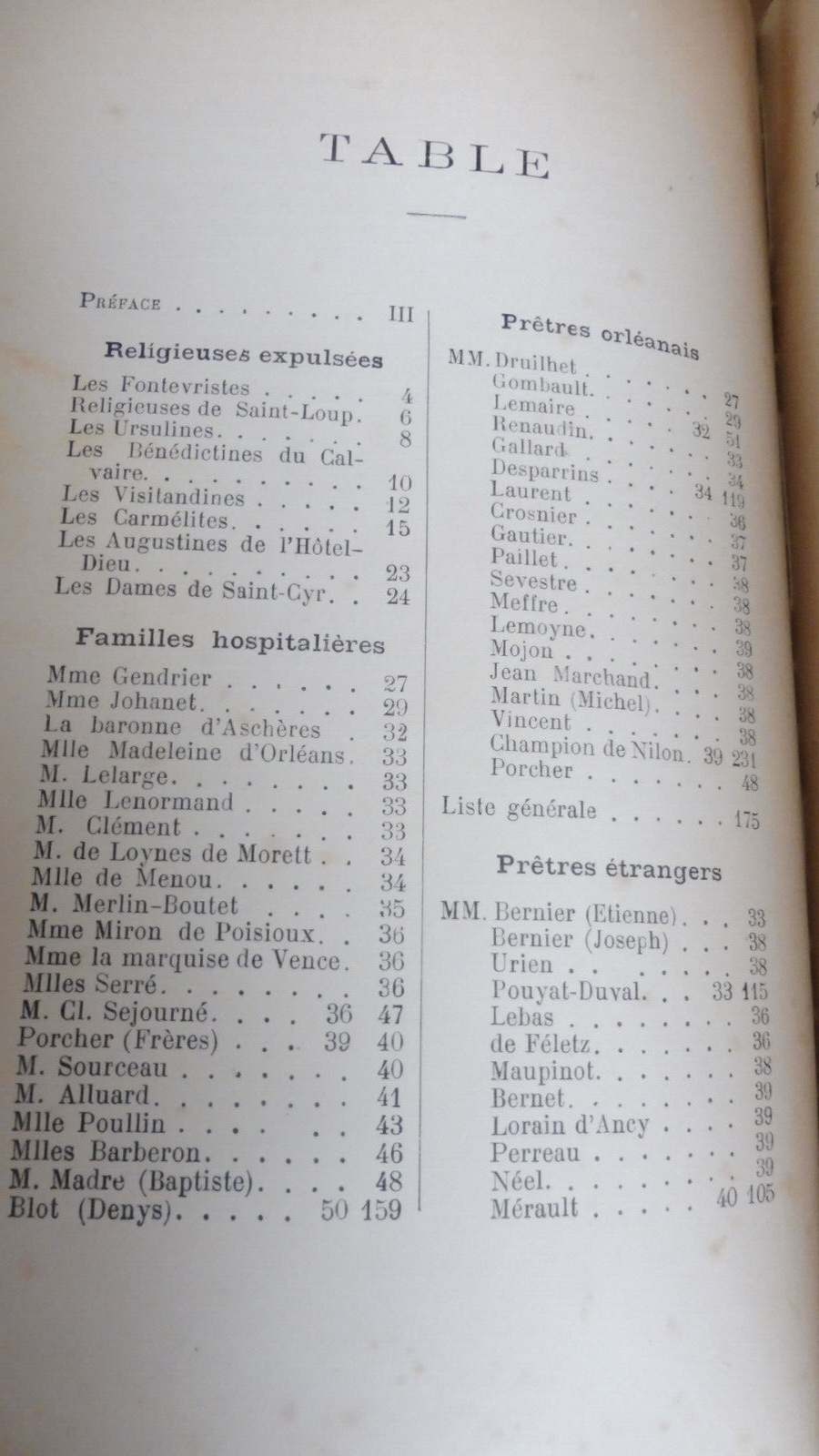 Sous la Terreur. Le clergé d'Orléans 1791-1802 (Th. Cochard) 1907 RARE