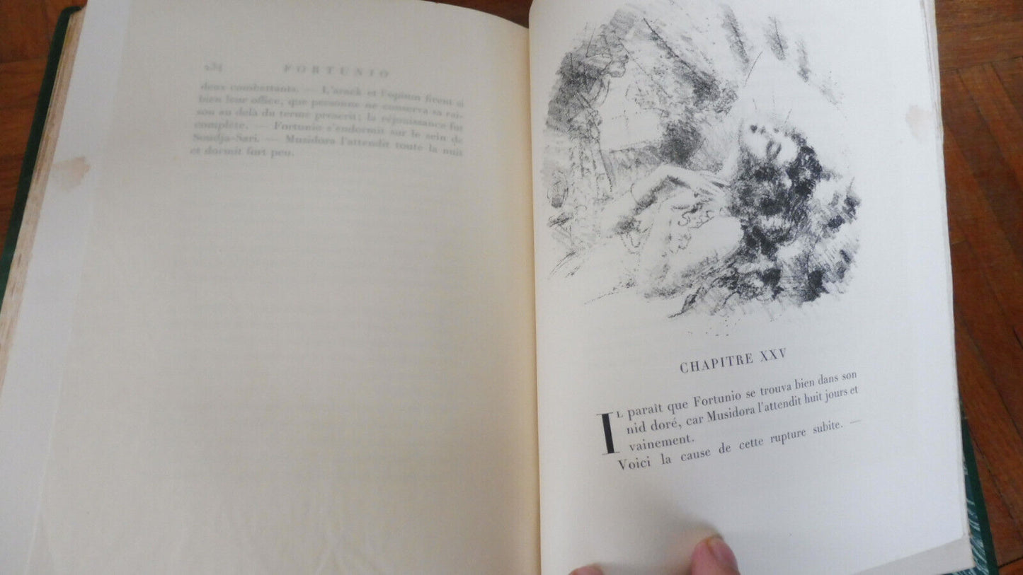 Fortunio ou l'Eldorado (Théophile Gautier) 1929 illus. Guérin NUMEROTE VELIN