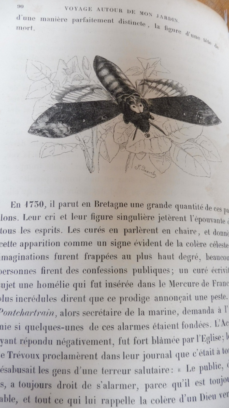 Voyage autour de mon jardin (Alphonse Karr) 1851 illus. Gavarni... BOTANIQUE