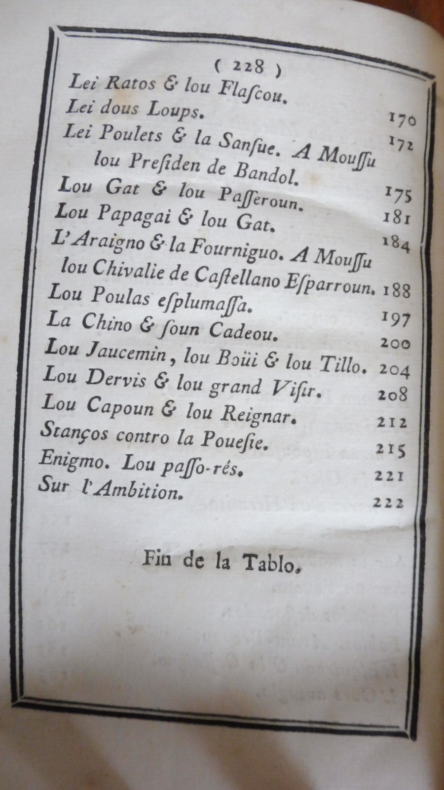 Recuil de pouesiés prouvençalos (François Toussaint Gros) 1763 PROVENCAL