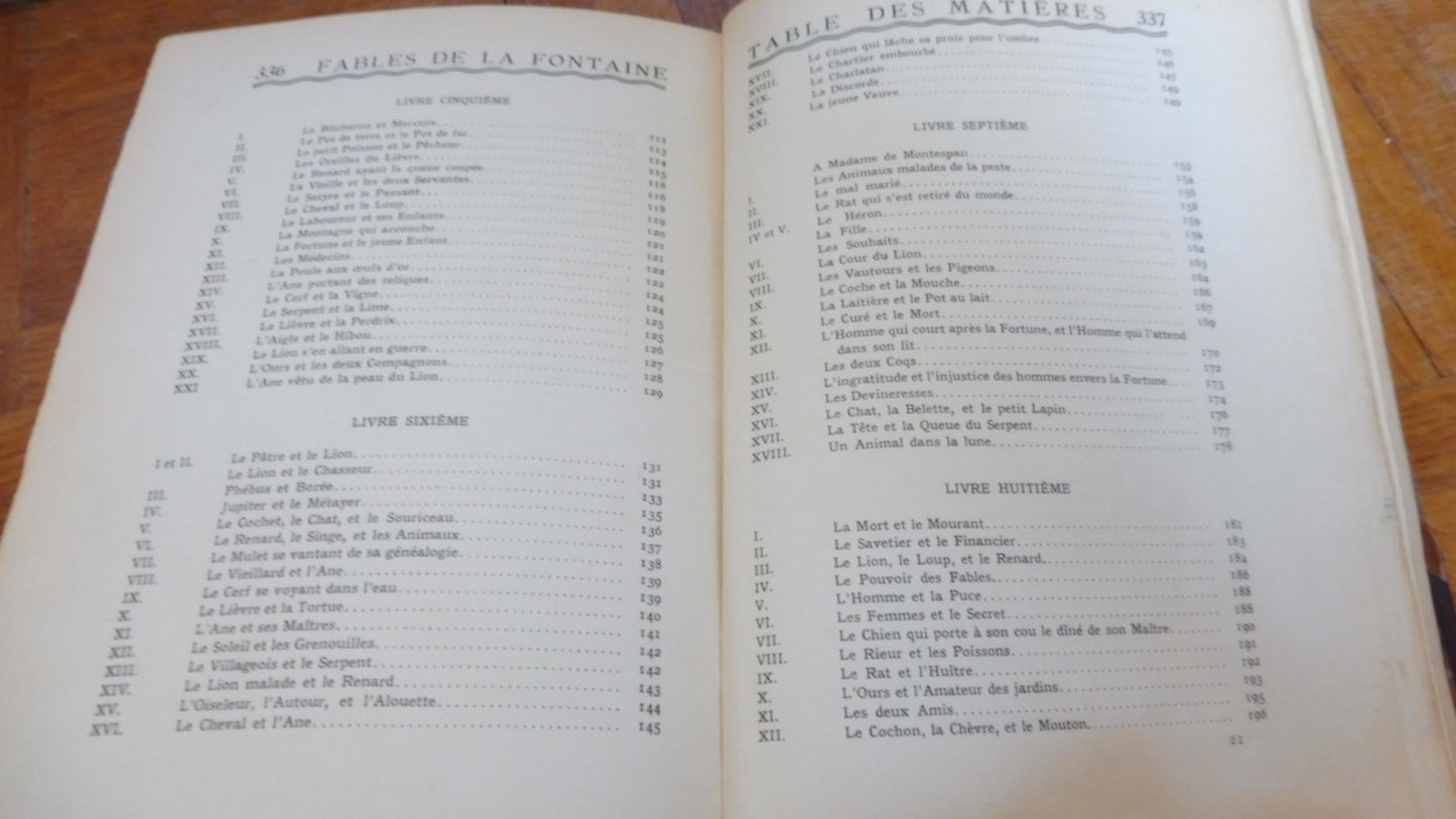 Fables de La Fontaine 1934 illus. Sylvain Sauvage