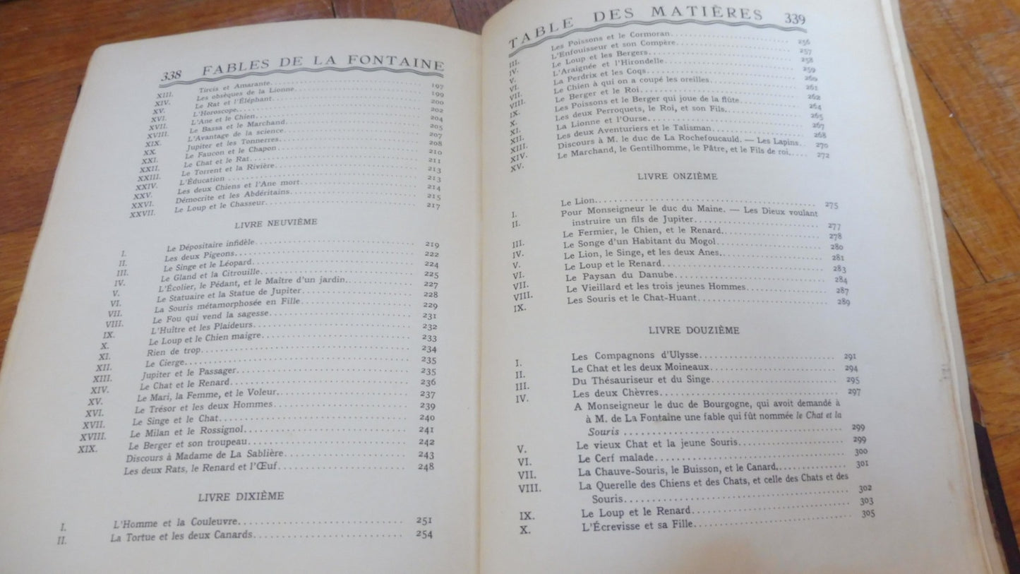 Fables de La Fontaine 1934 illus. Sylvain Sauvage