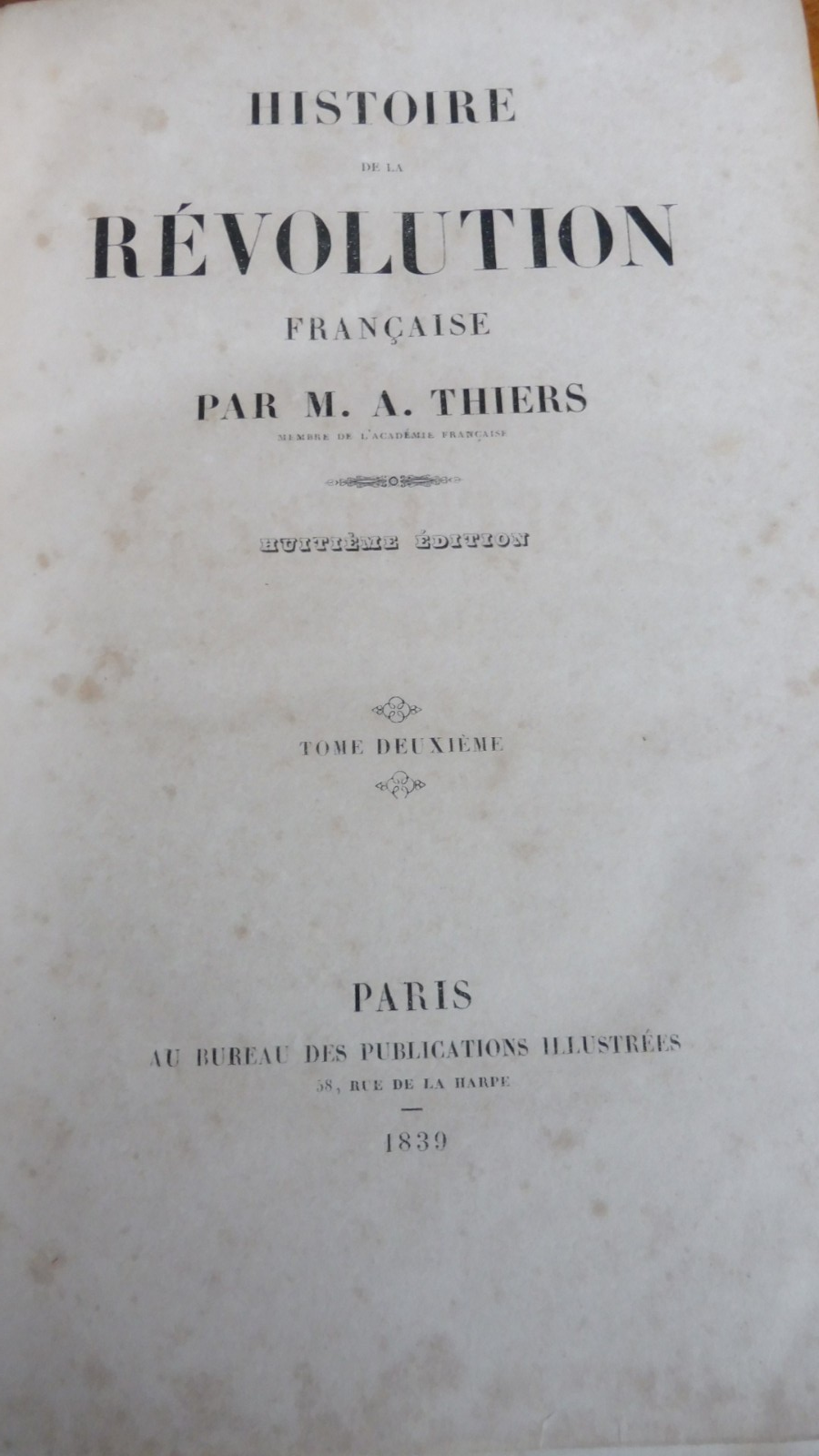 Histoire de la Révolution française (Thiers) 1839 4/4