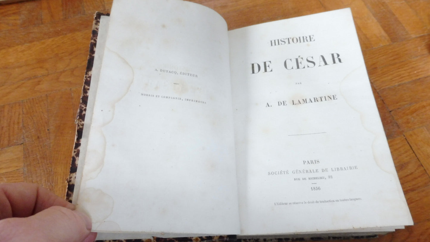 Histoire de César (A. De Lamartine) 1856