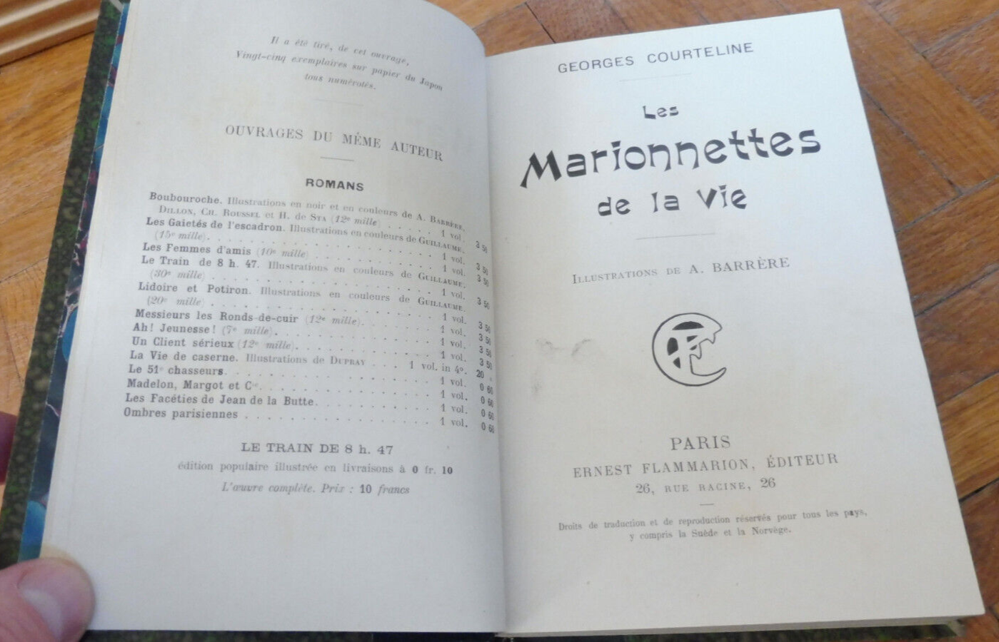 Les Marionnettes de la vie (Georges Courteline) s.d. illus. Barrère