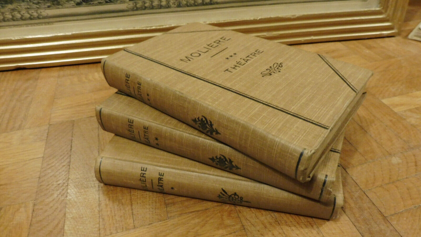 Théâtre de Molière 1911 3 vol.