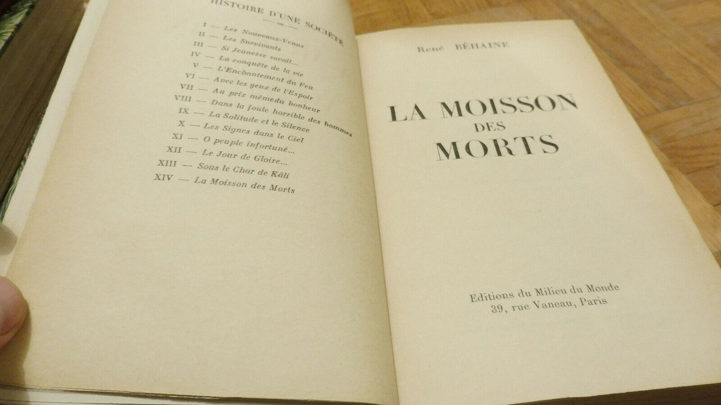 La moisson des morts (René Behaine) 1957 EO