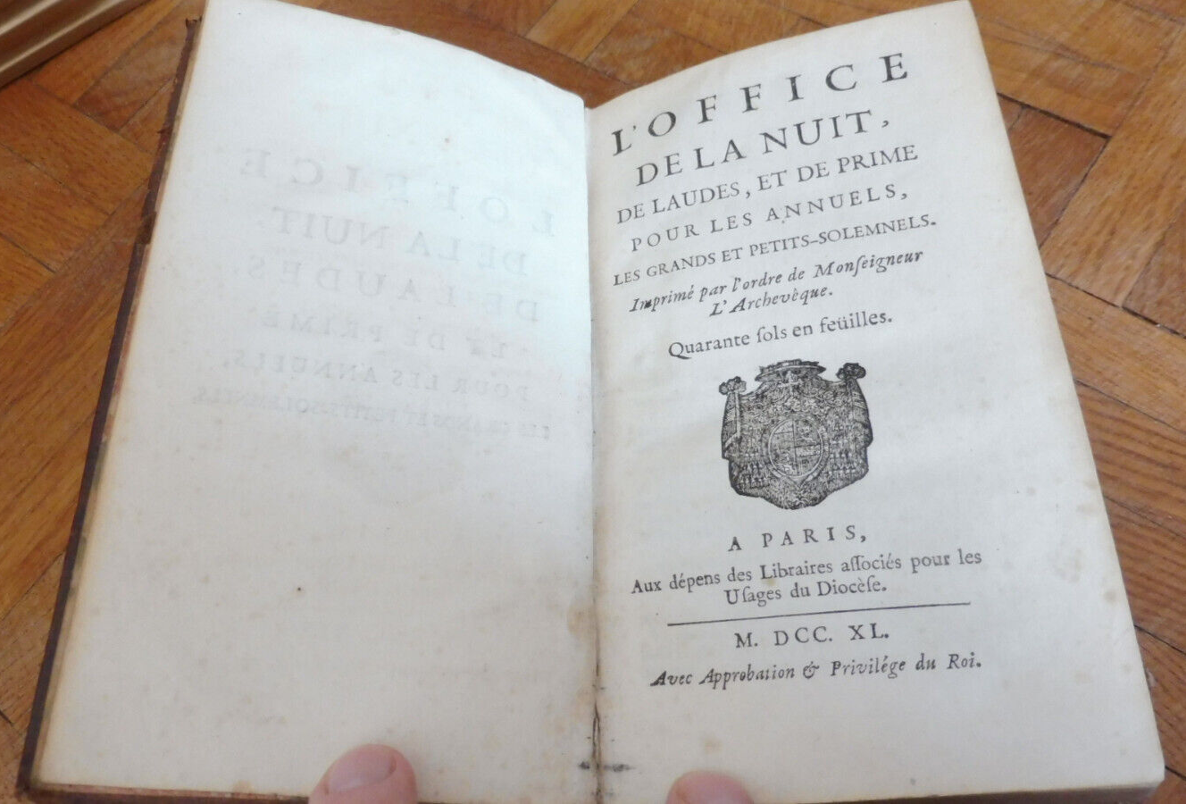 Office de la nuit 1740