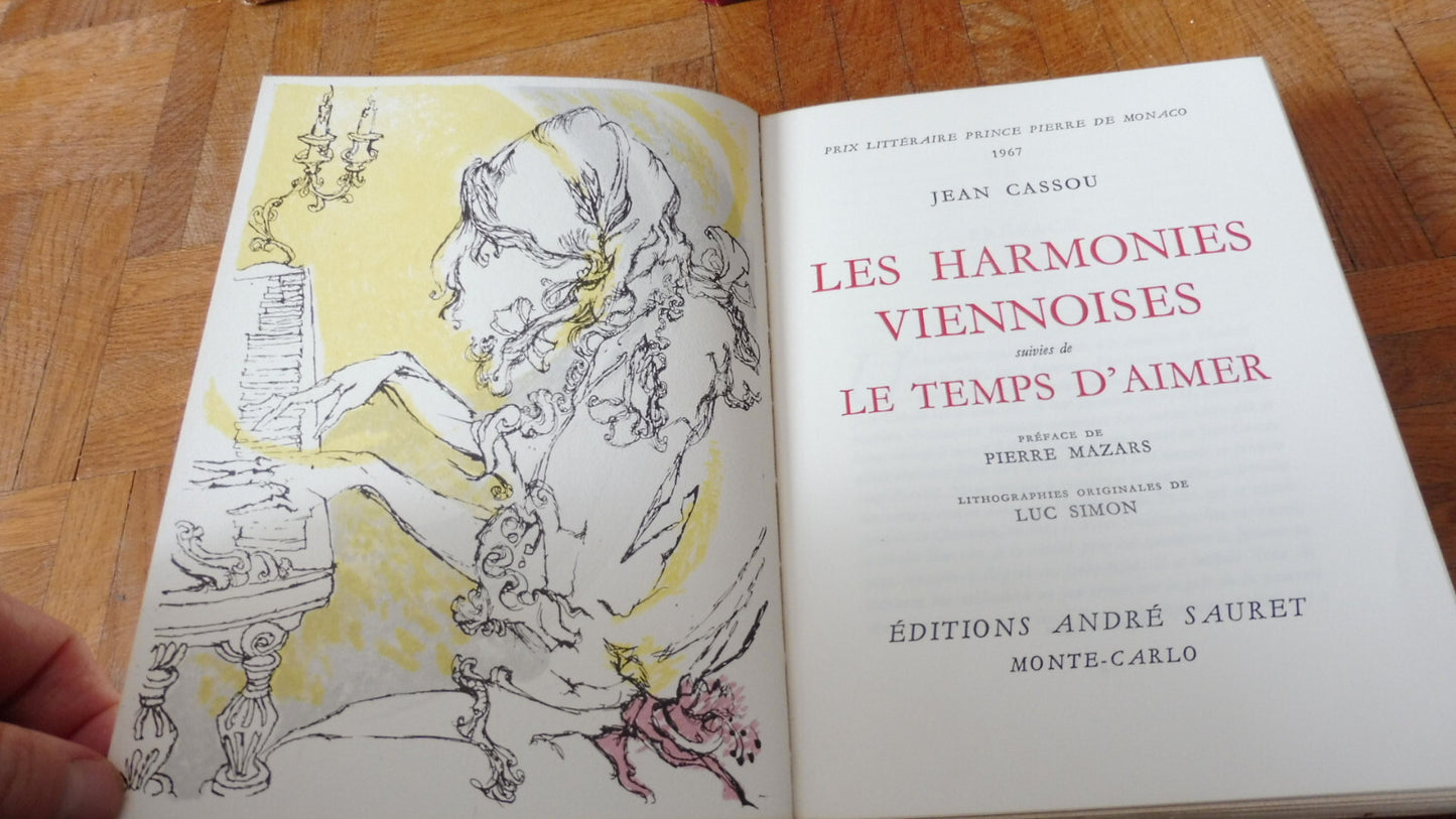 Les Harmonies viennoises. Le Temps d'aimer (Jean Cassou) 1973 illus. Simon
