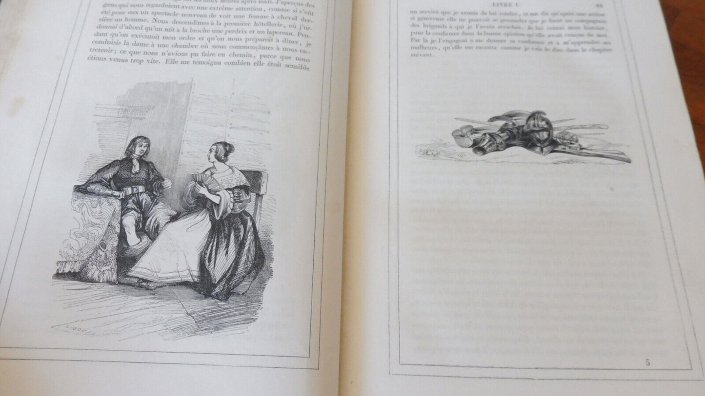 Histoire de Gil Blas (Le Sage) 1835 illus. Gigoux
