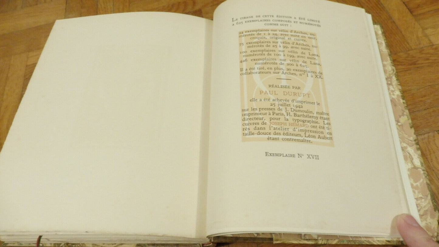 Histoire d'un grand coquin nommé Don Pablo (F. De Quevedo) 1942 NUMEROTE VELIN