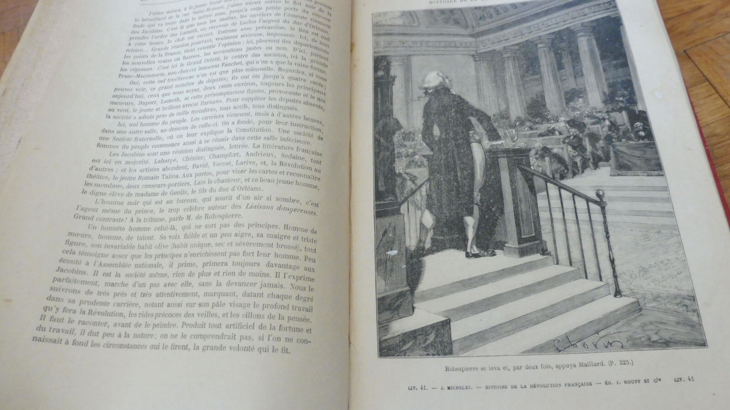Histoire de la Révolution Française (Michelet) s.d. 3 vol.