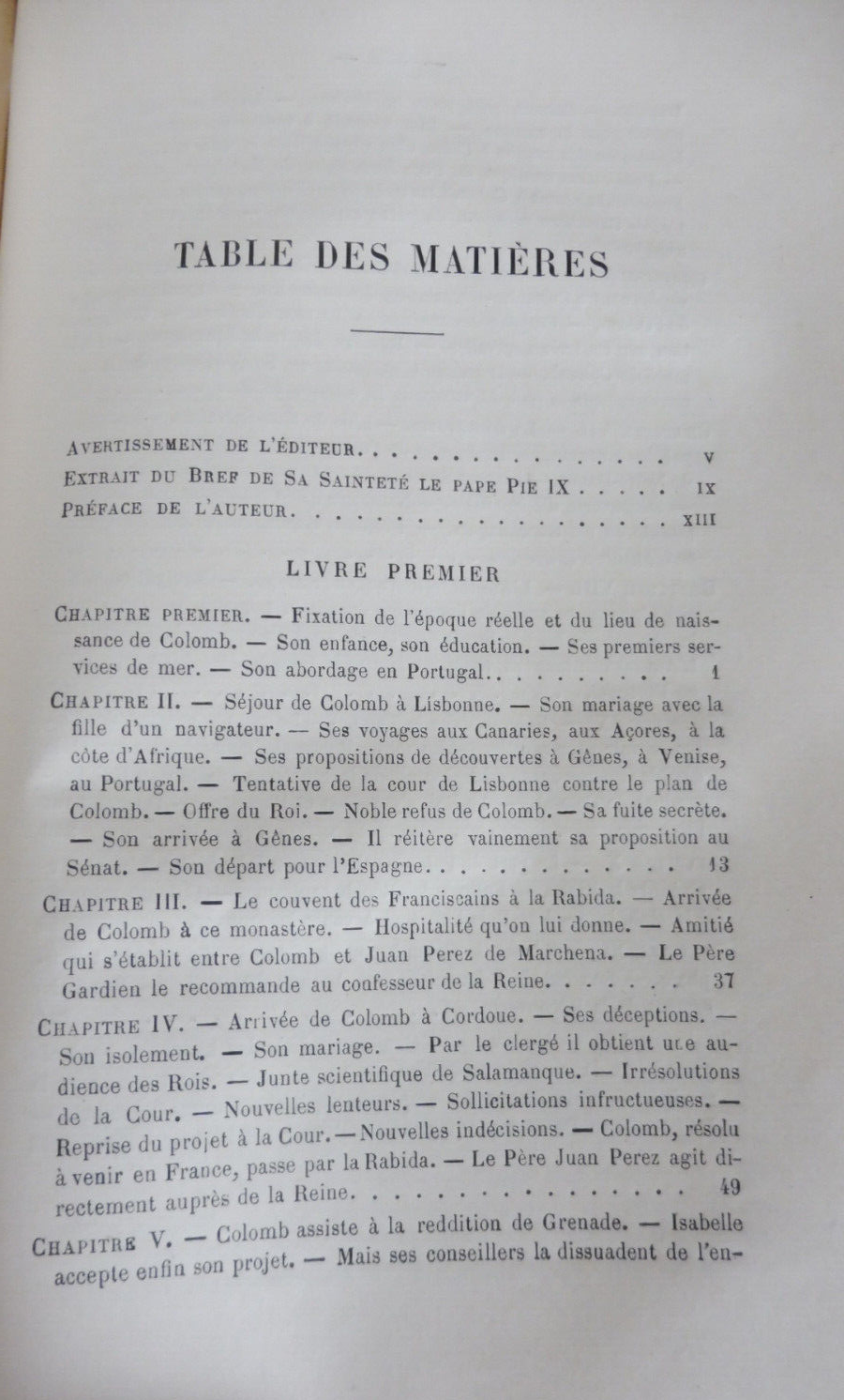 Christophe Colomb (Roselly de Lorgues) 1886