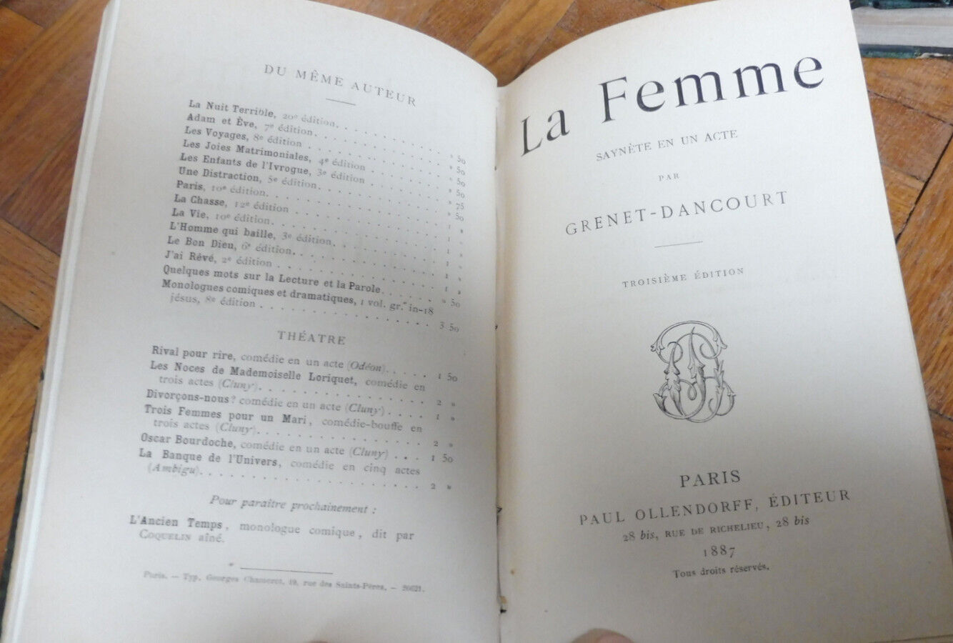 Comédies (Labiche, Quatrelles, Meilhac...) 35 vol. en 5 tomes