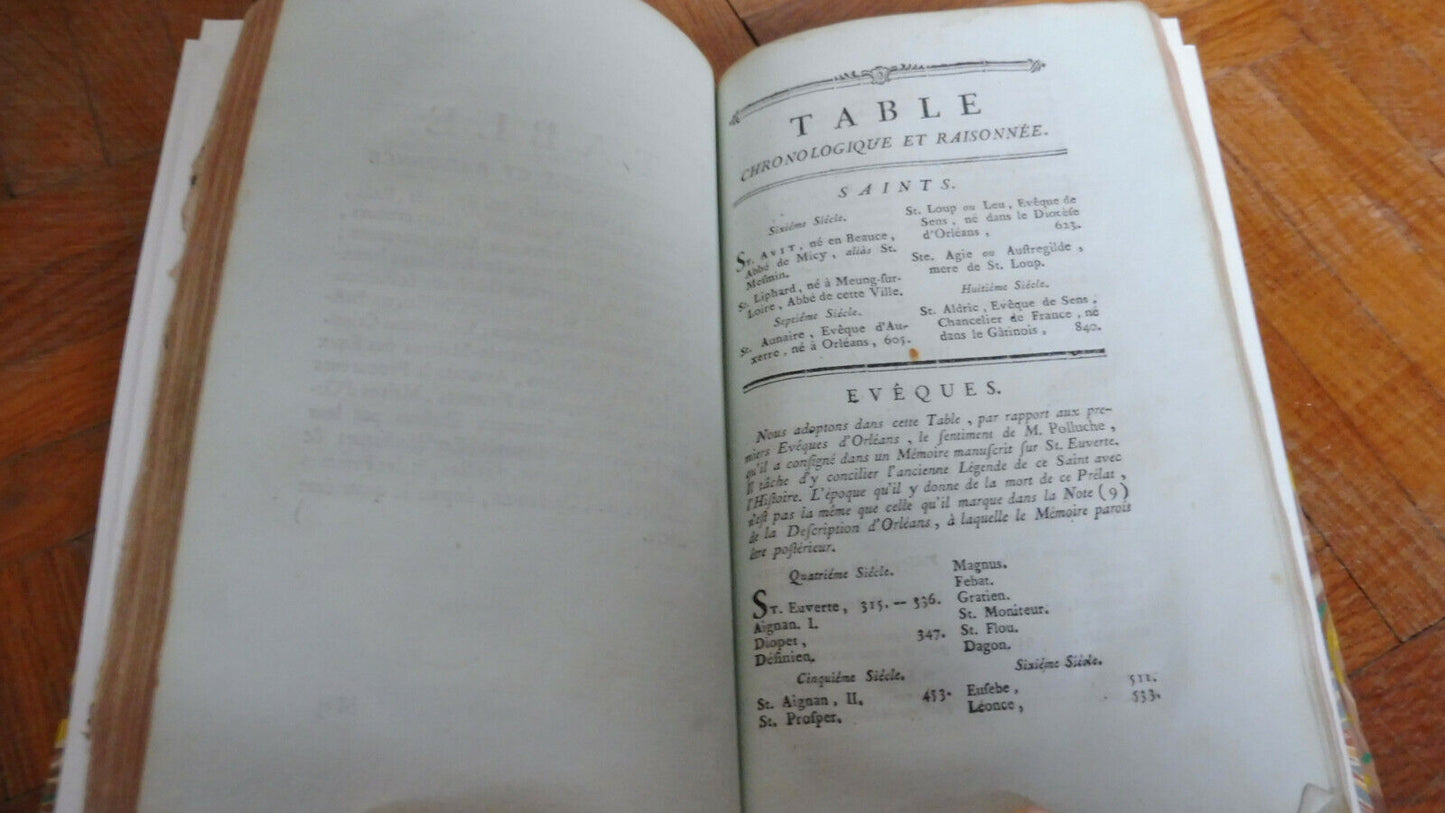Essais historiques sur Orléans (C. N. Beauvais de Préau) 1778