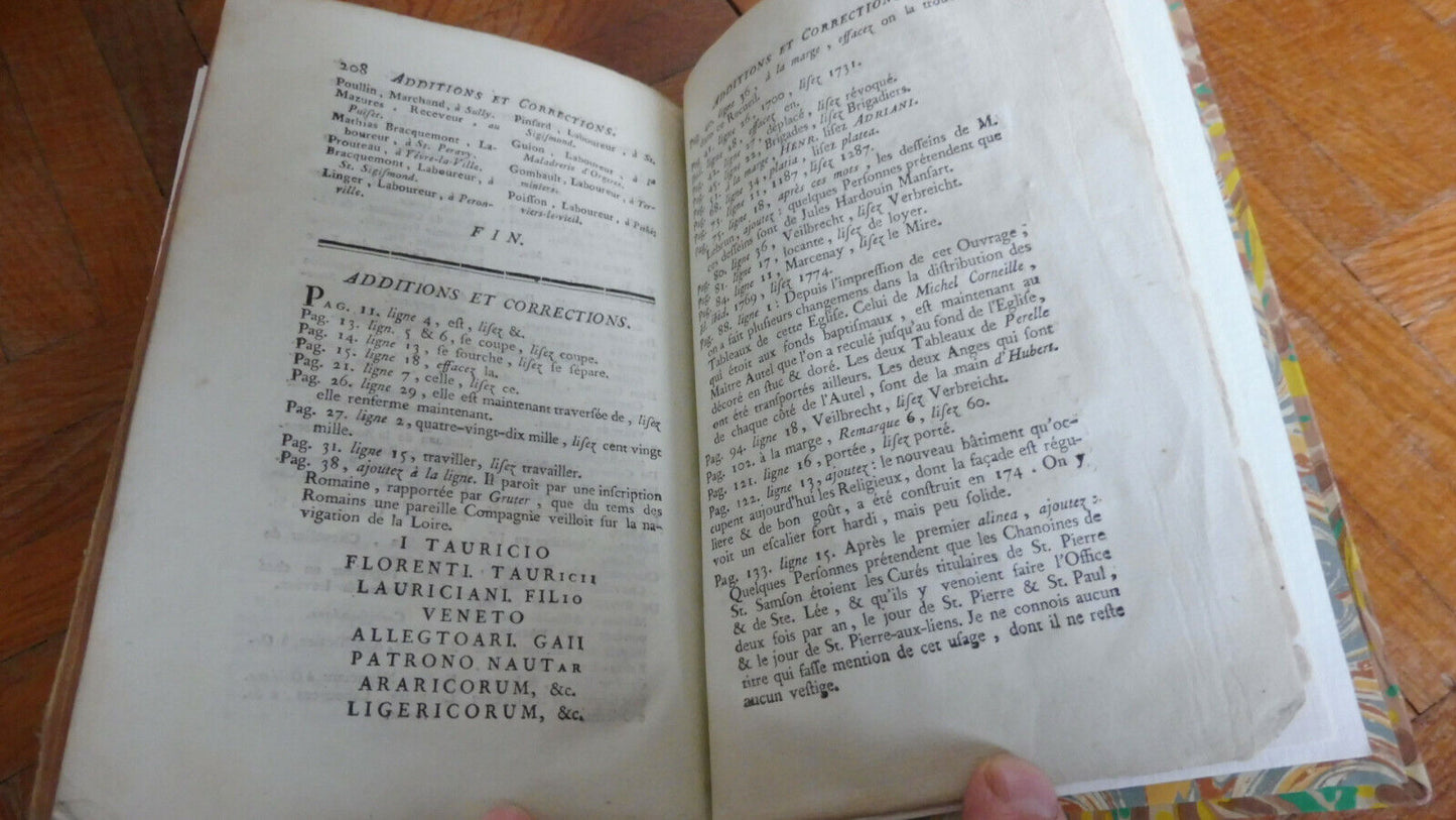Essais historiques sur Orléans (C. N. Beauvais de Préau) 1778