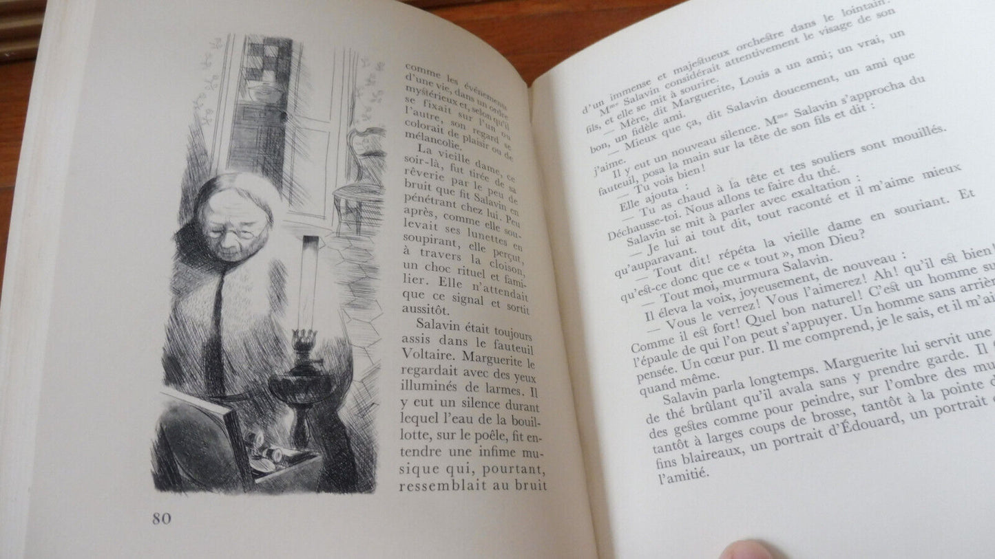 Deux hommes (Georges Duhamel) 1949 NUMEROTE illus. Barret
