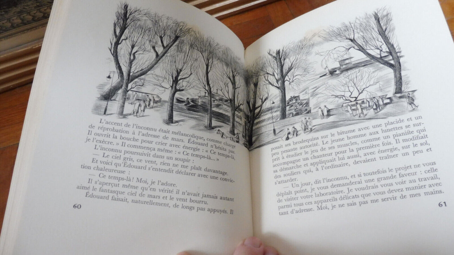Deux hommes (Georges Duhamel) 1949 NUMEROTE illus. Barret