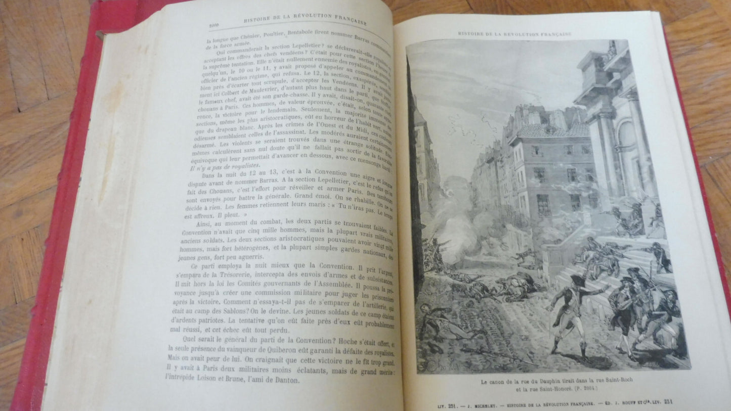 Histoire de la Révolution Française (Michelet) s.d. 3 vol.