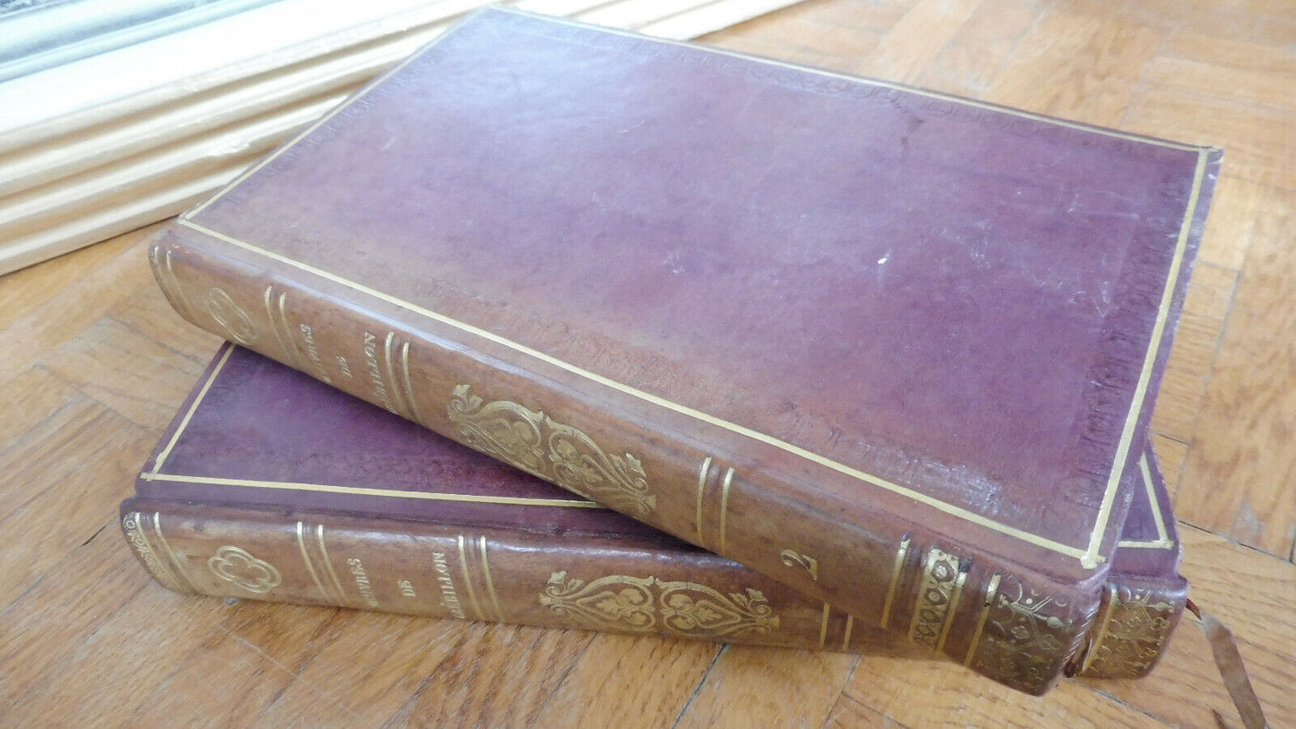 Oeuvres de Crébillon (Claude-Prosper Jolyot de Crébillon) 1818 2 vol. COMPLET