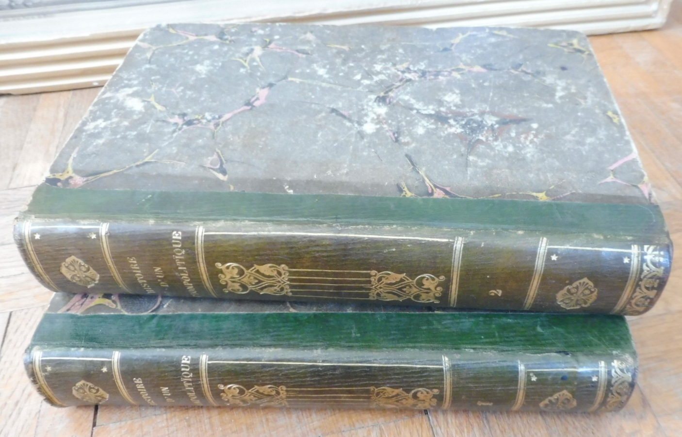 Histoire d'un espion politique (Narcisse Fournier) 1848 4 vol. reliés en 2 tomes