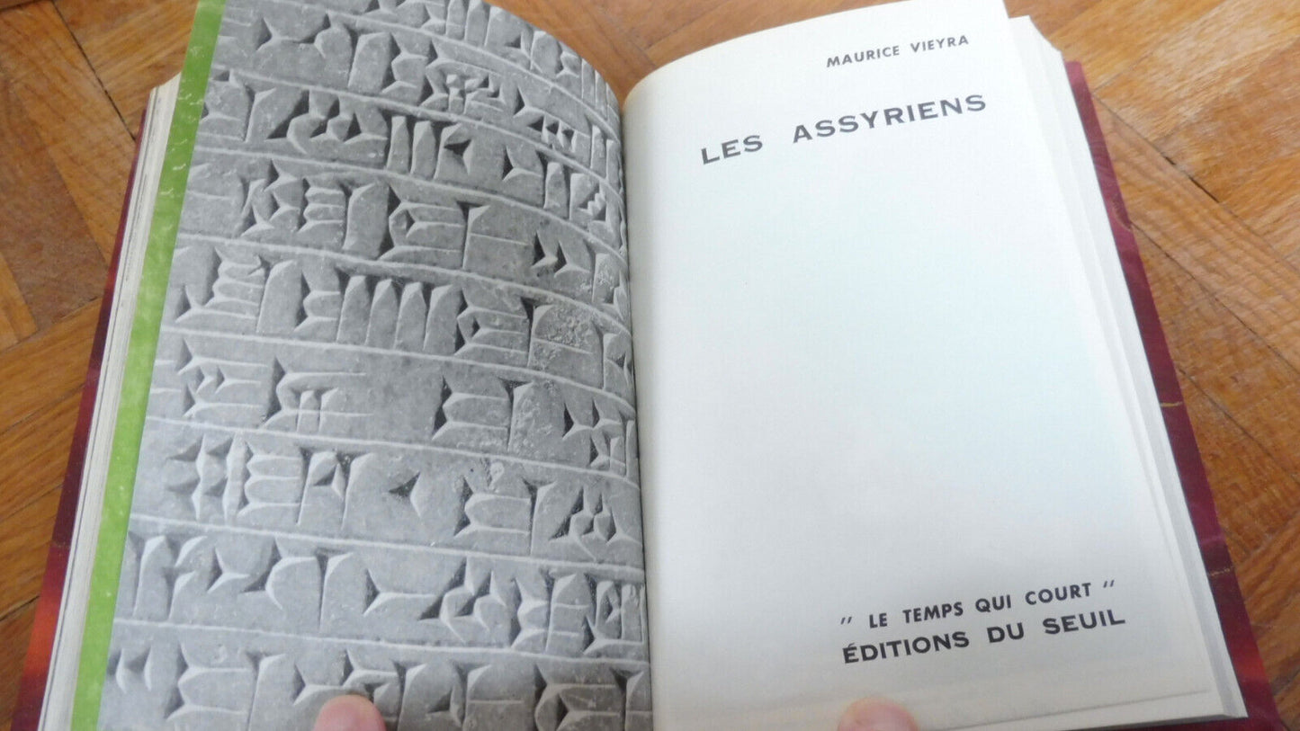Les Hébreux (G. Nahon) 1963 + Les Assyriens (M. Vieyra) 1961 2 tomes en 1 vol.