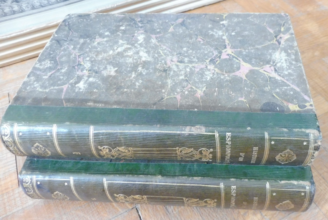 Histoire d'un espion politique (Narcisse Fournier) 1848 4 vol. reliés en 2 tomes