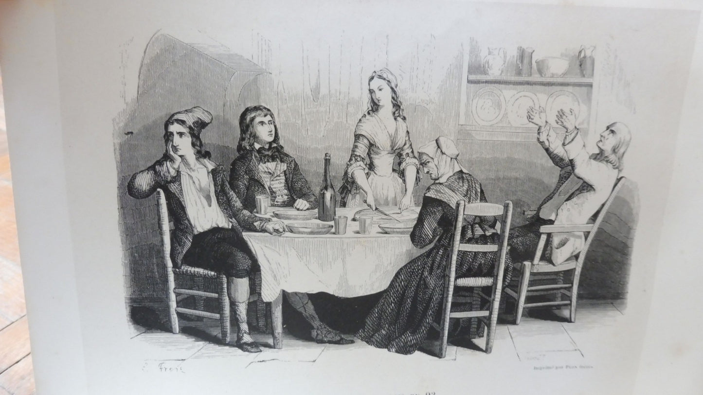 Histoire d'un espion politique (Narcisse Fournier) 1848 4 vol. reliés en 2 tomes