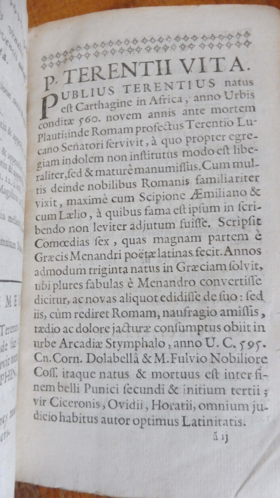 Publii Terentii comediae expurgatae 1717