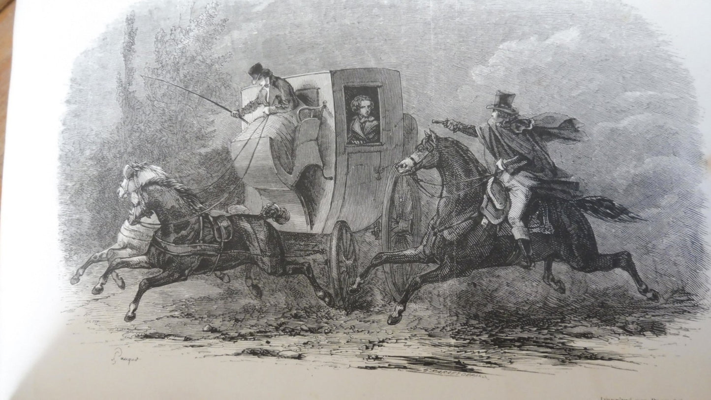 Histoire d'un espion politique (Narcisse Fournier) 1848 4 vol. reliés en 2 tomes
