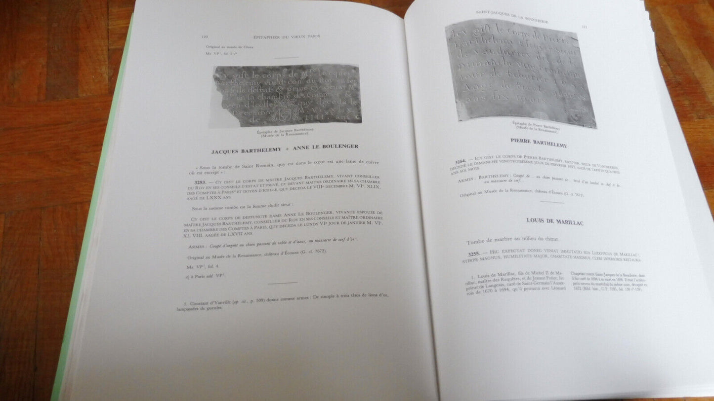 Epitaphier du vieux Paris. Tome 7 (Hélène Verlet) 1994