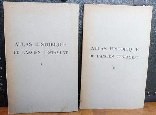 Atlas historique de l'Ancien Testament (Tellier) 1935 2 vol. COMPLET