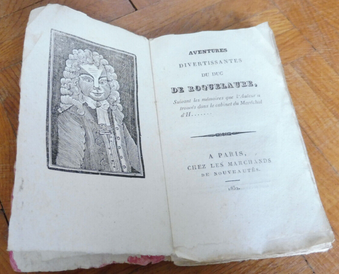 Aventures divertissantes du Duc de Roquelaure (Anonyme) 1832