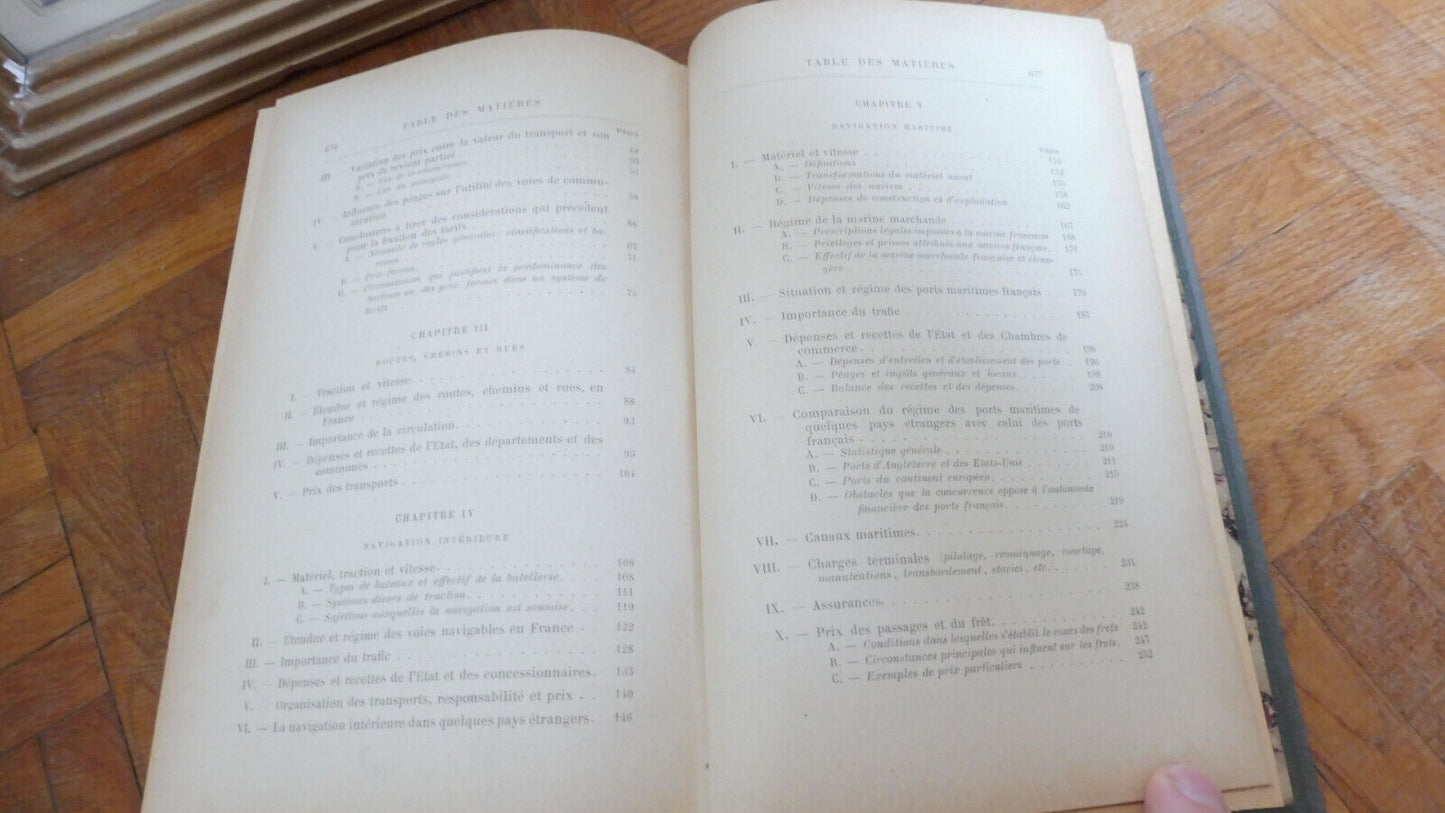 Transports et tarifs (C. Colson) 1898