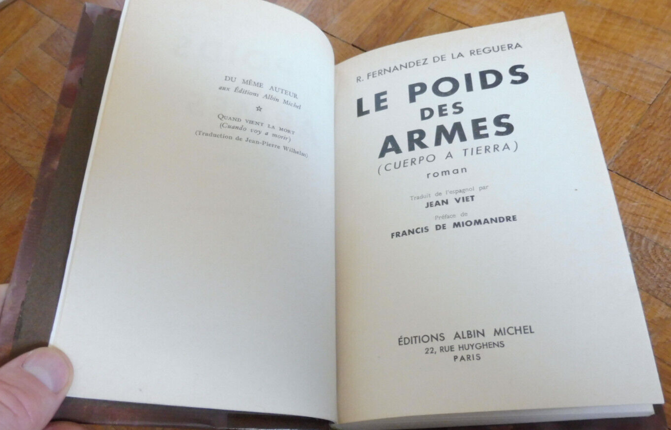 Le Poids des armes (R. Fernandez de la Reguera) 1958