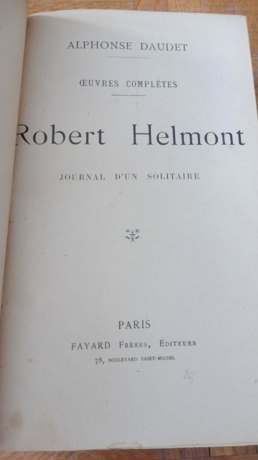 Robert Helmont. Contes du lundi. Jack (Alphonse Daudet) s.d.
