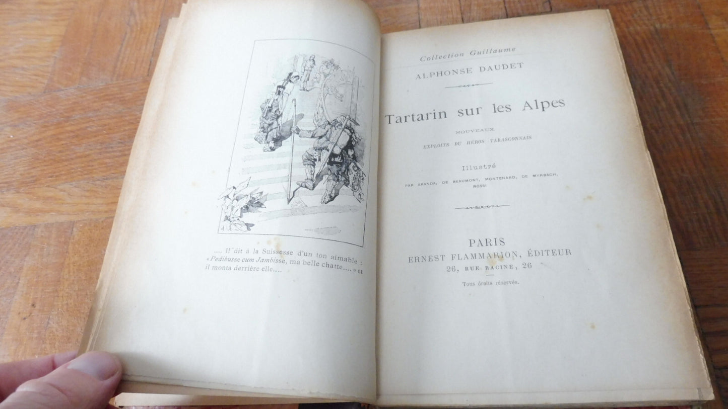 Tartarin sur les Alpes (A. Daudet) 1909 illus. Rossi, Myrbach, Aranda...