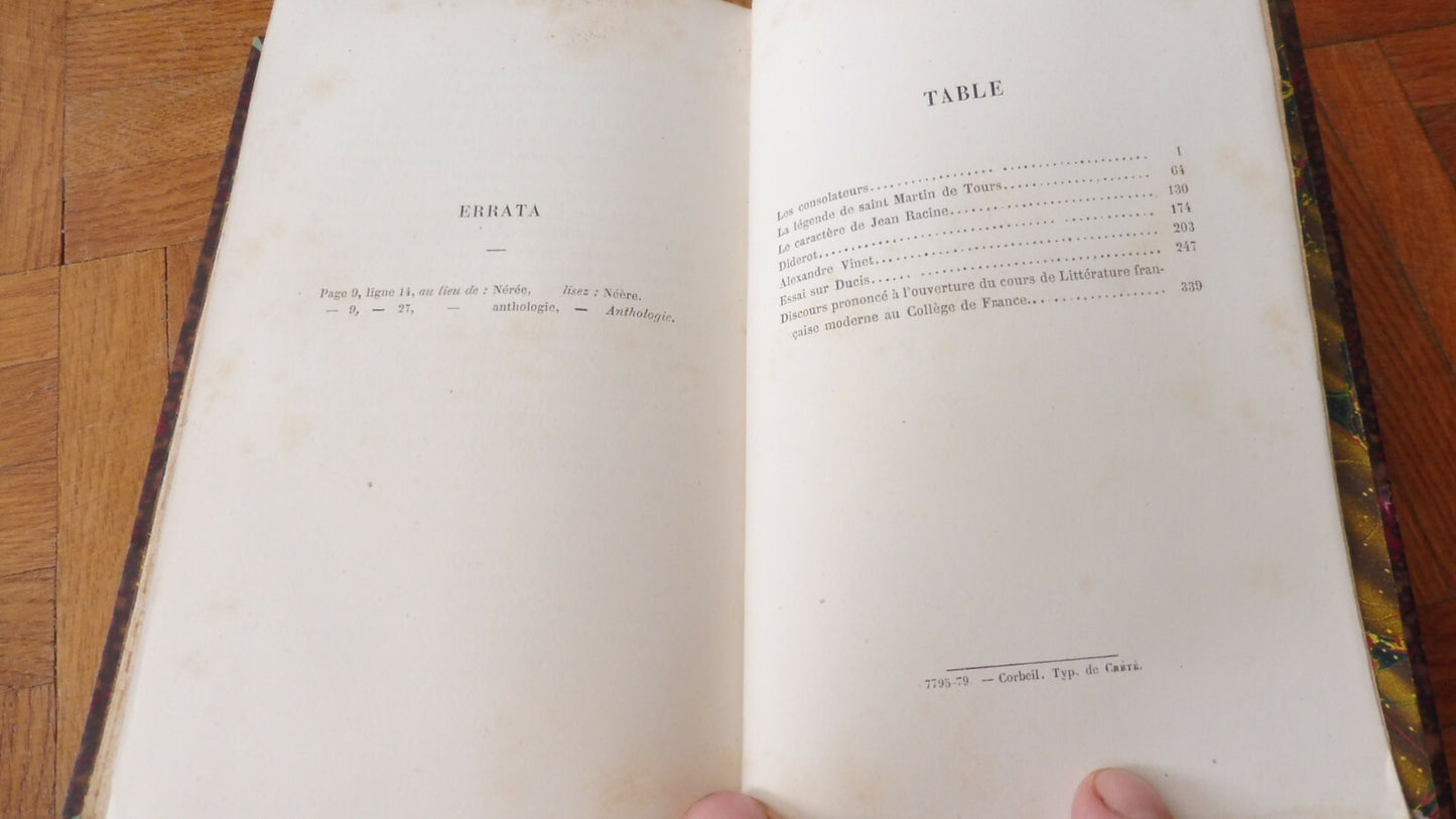 Variétés morales et littéraires (Paul Albert) 1879