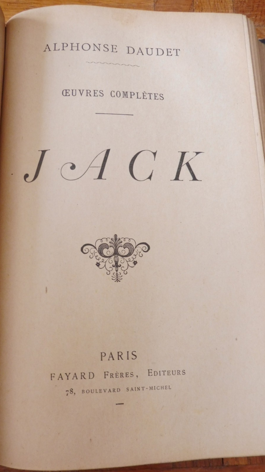 Robert Helmont. Contes du lundi. Jack (Alphonse Daudet) s.d.