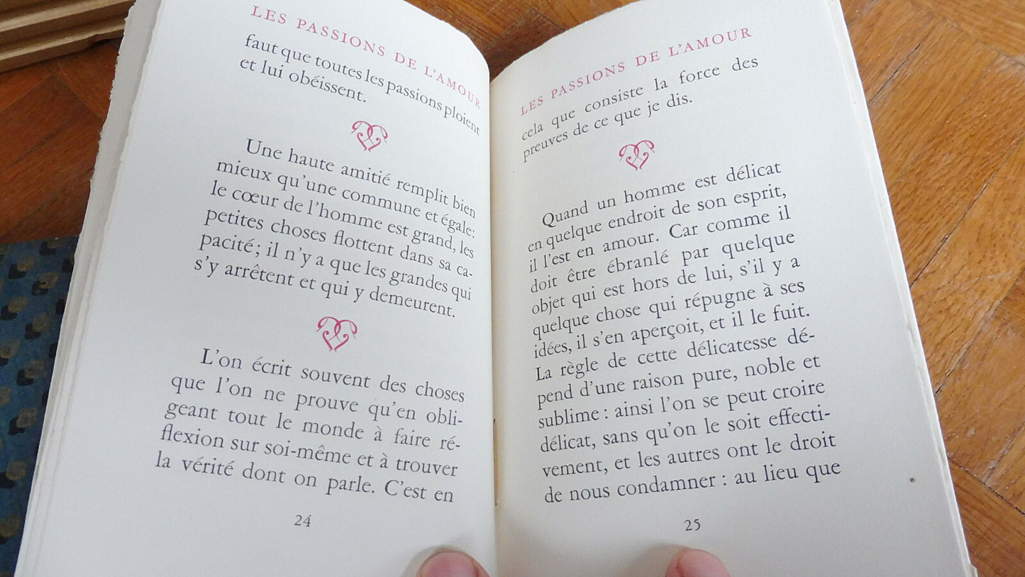 Discours sur les passions de l'amour (Blaise Pascal) 1934 NUMEROTE
