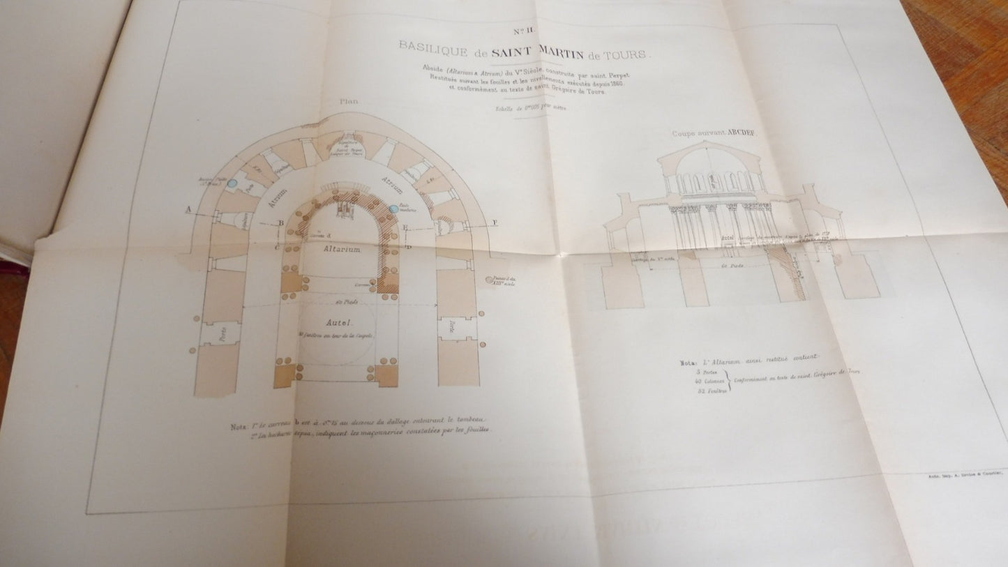 Les Basiliques de Saint-Martin à Tours (S. Ratel) 1886 ENVOI