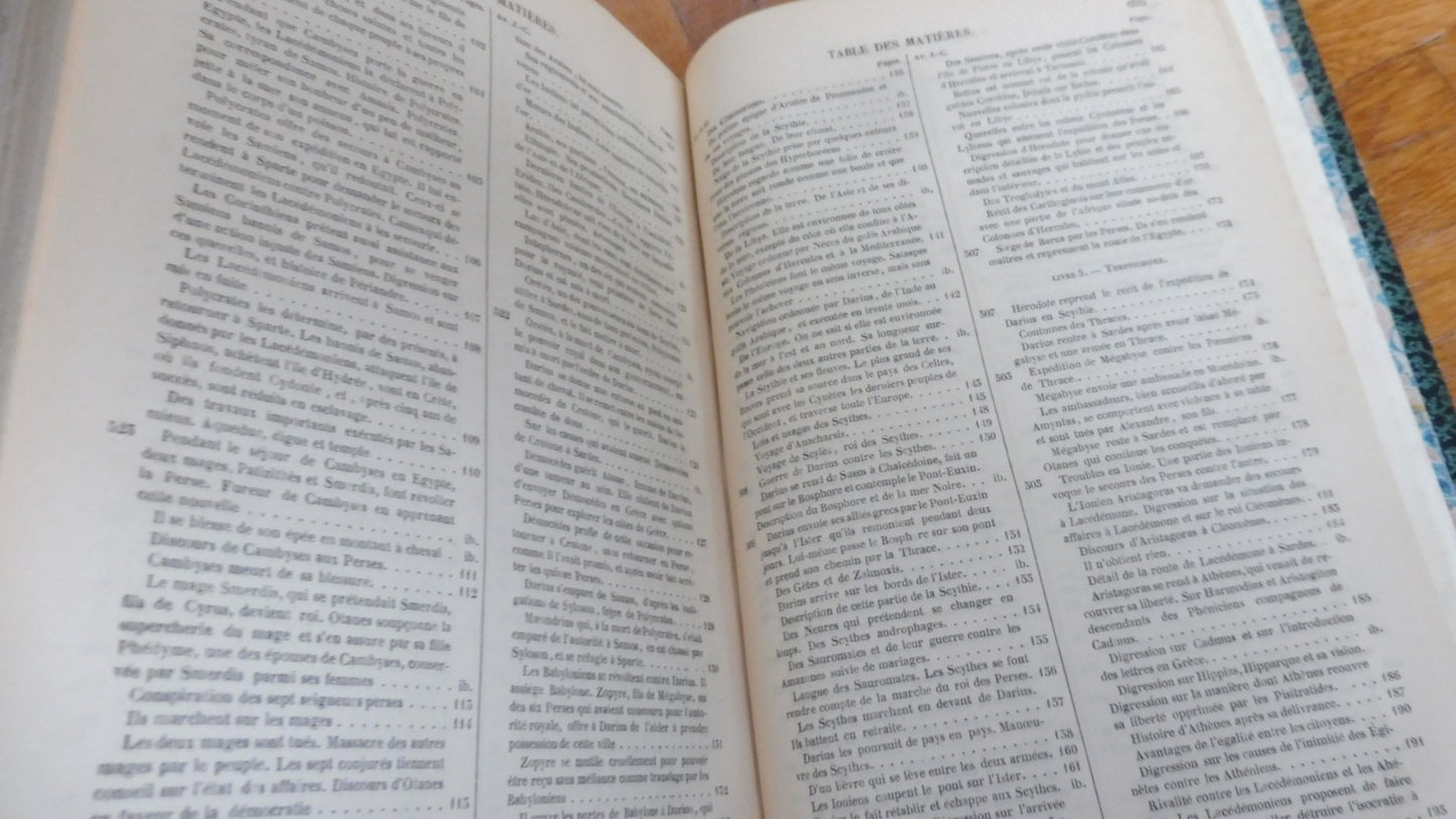 Choix des historiens grecs (Buchon trad., Hérodote, Ctésias, Arrien) 1857
