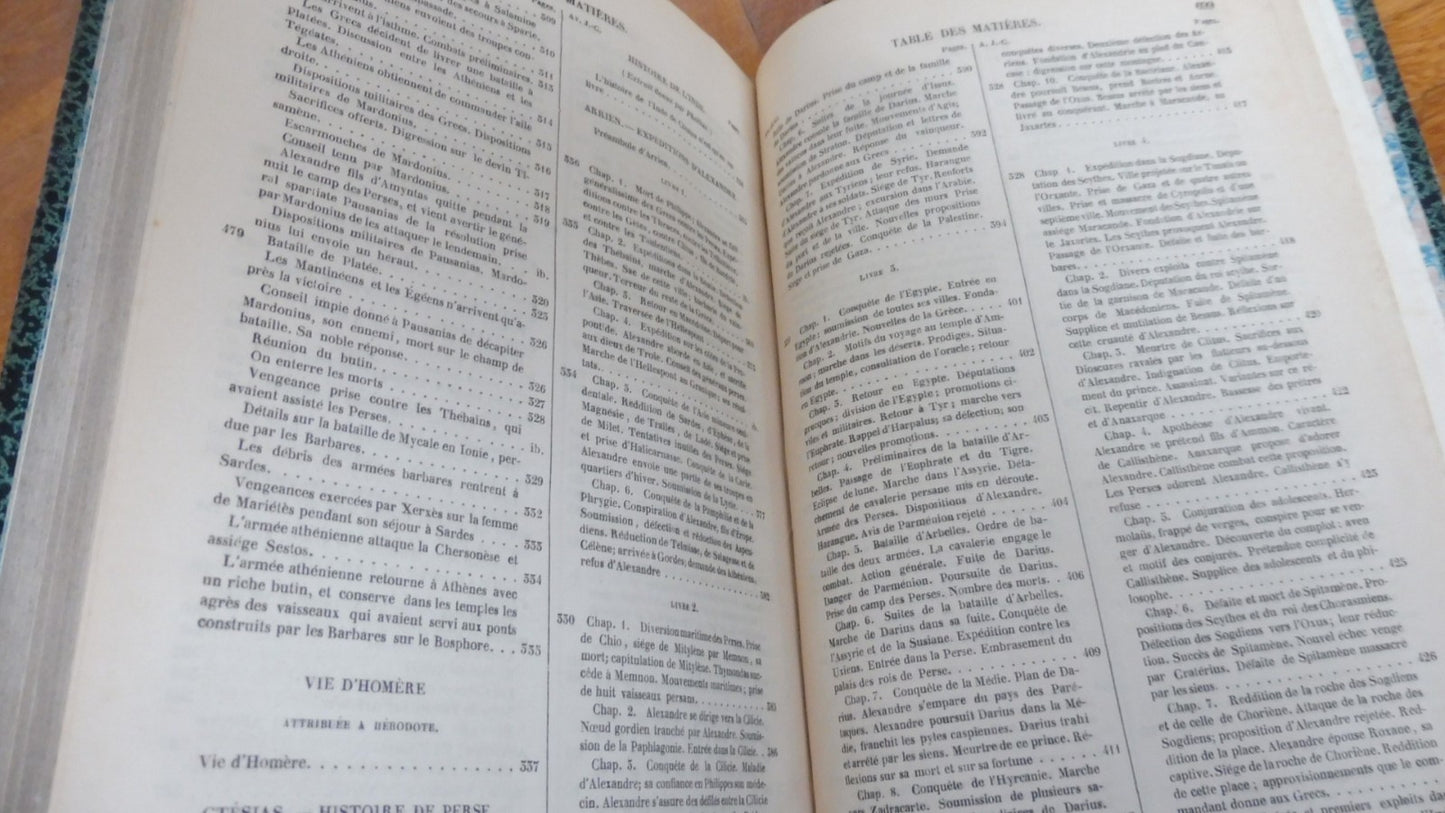 Choix des historiens grecs (Buchon trad., Hérodote, Ctésias, Arrien) 1857