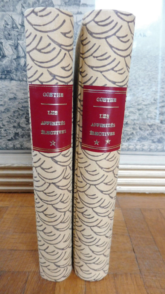 Les Affinités électives (Goethe) 1929 illus. Vibert 2/2 VELIN