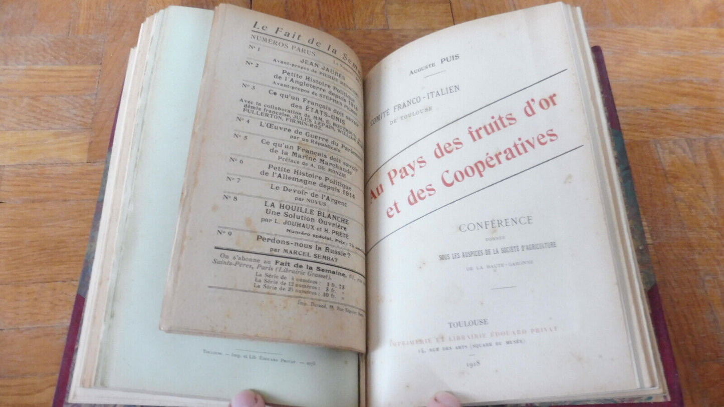 Etudes diverses (Auguste Puis) c.a. 1920 TOULOUSE